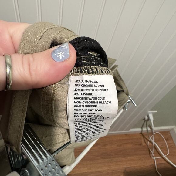 Prana Double Peak Shorts Standard Fit Tan Mens 31 - Picture 6 of 6